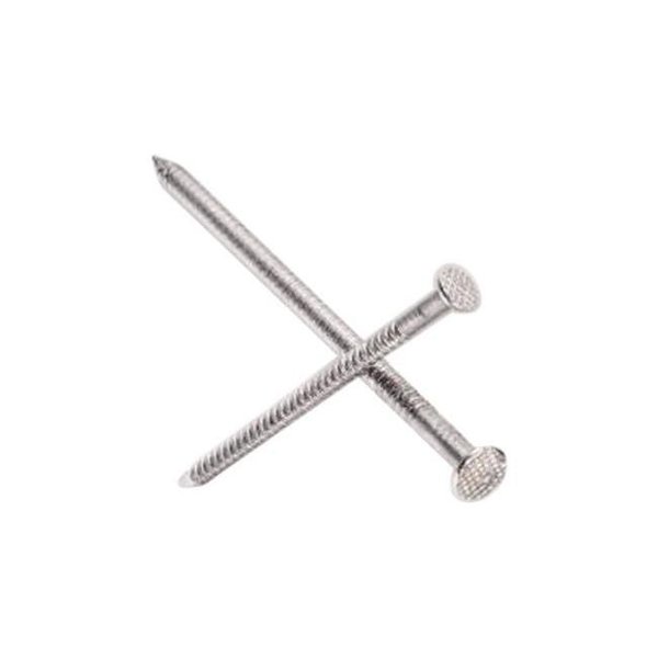 Simpson Strong-Tie Simpson Strong-Tie 5000210 8D 2 in. Deck Stainless Steel Nail with Round Head Ring Shank; 25 lbs - Pack of 2350 5000210